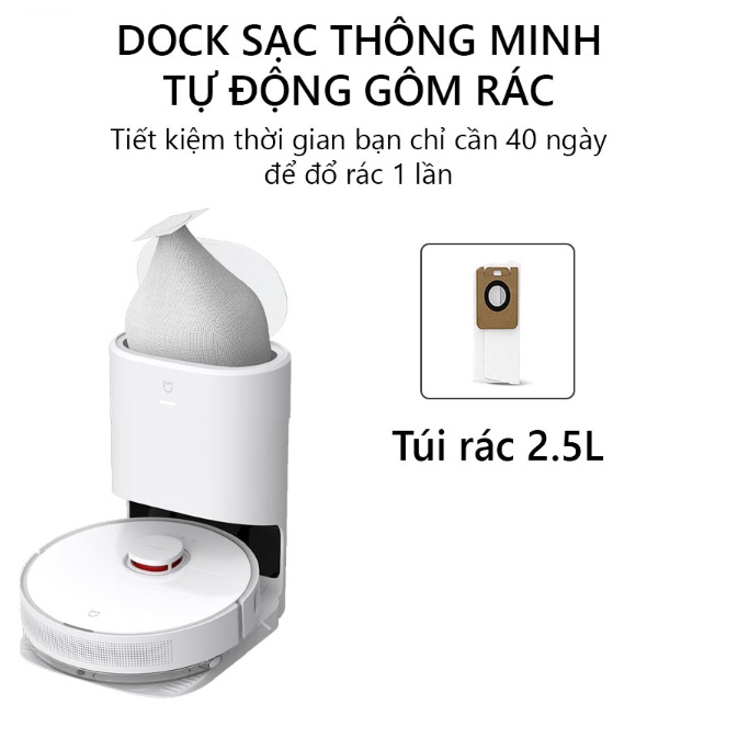 [Mã ELHA10 giảm 6% đơn 5TR] Robot Hút Bụi Lau Nhà Thông Minh Dreame D10 Plus - Pin 5200mAh - Bản Quốc Tế - Chính Hãng