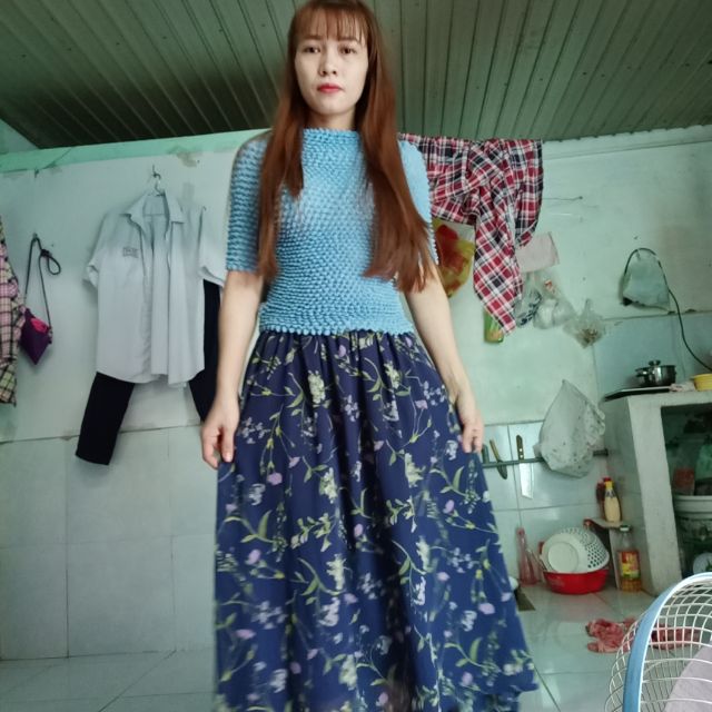 Áo von hoa