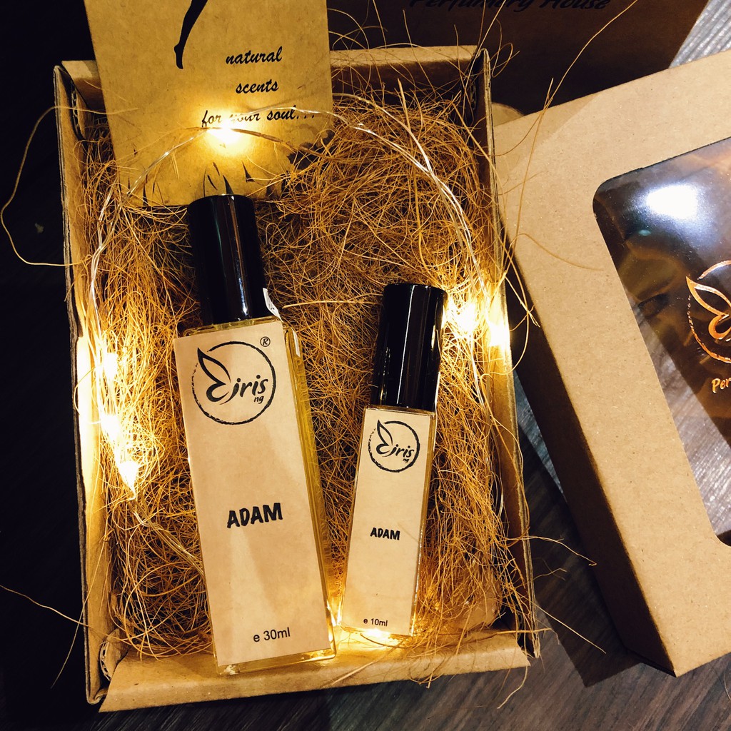 Nước hoa handmade thơm lâu mùi gỗ khói | IRIS PERFUME | ADAM - BST Couple