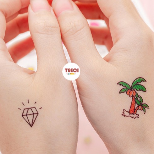 &lt;Ảnh Thật Shop Chụp&gt; Bộ 1 Tấm Sticker Hình Dán Hoạt Hình Dán Trang Trí Sổ Tay Nhật Ký Điện Thoại Khay Đựng Bút D030