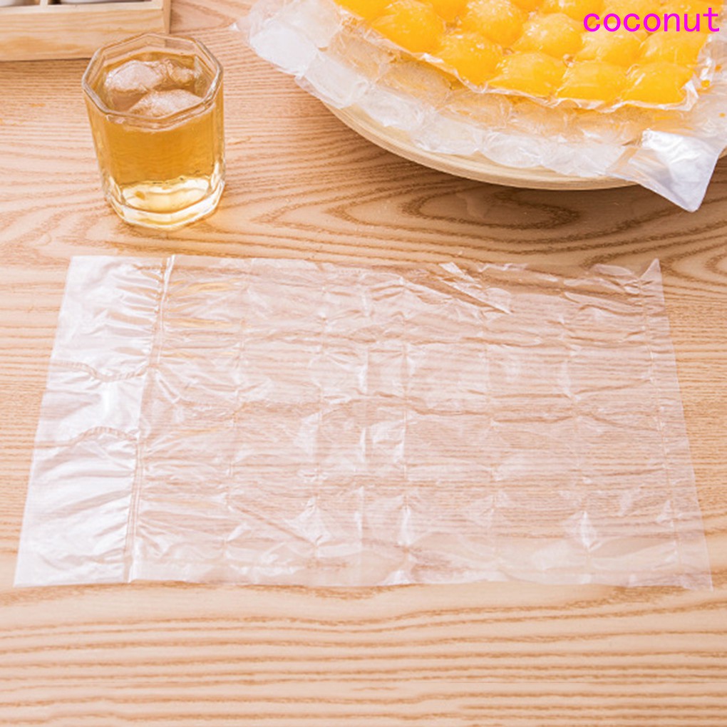 Set 10 túi khuôn làm nước đá viên nước hoa quả sử dụng 1 lần