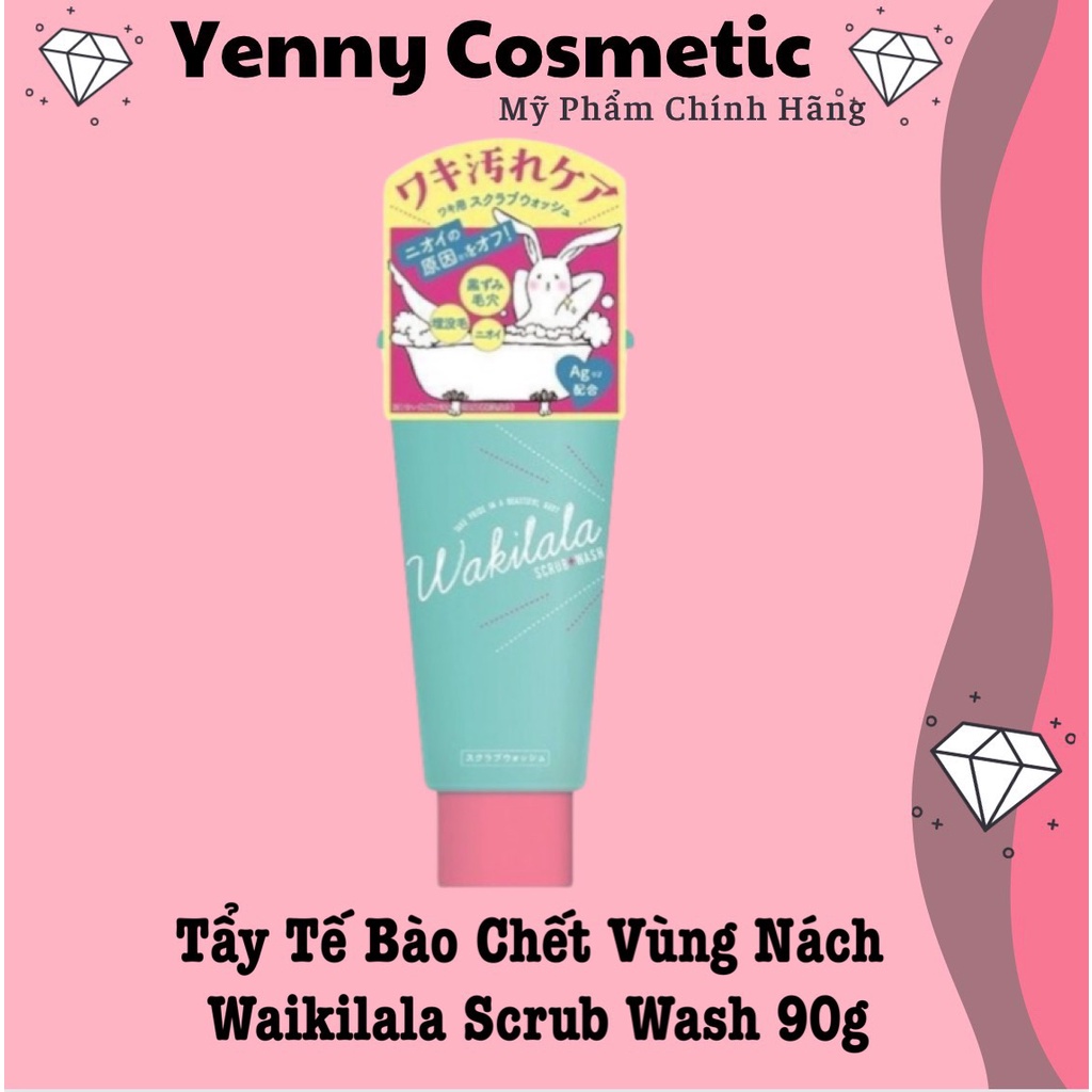 Tẩy tế bào chết vùng nách Wakilala Scrub Wash 90g