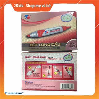 Bút lông dầu TL PM04/PM09 Viết 2 đầu [ MỰC BƠM ĐƯỢC ]