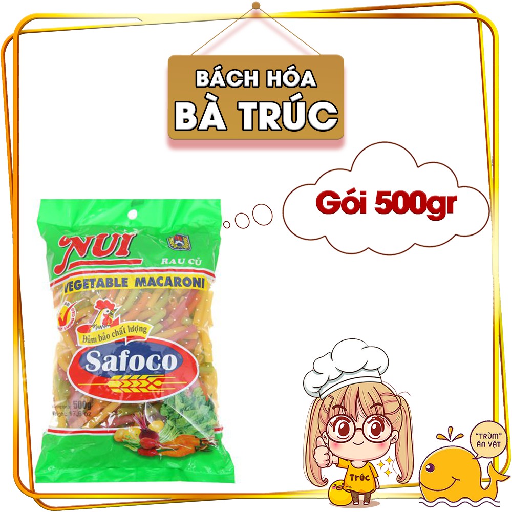 Nui rau củ Safoco gói 500g