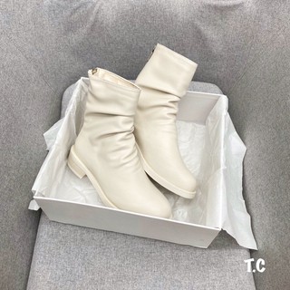 Boot da nhăn cổ Guidi lót lông