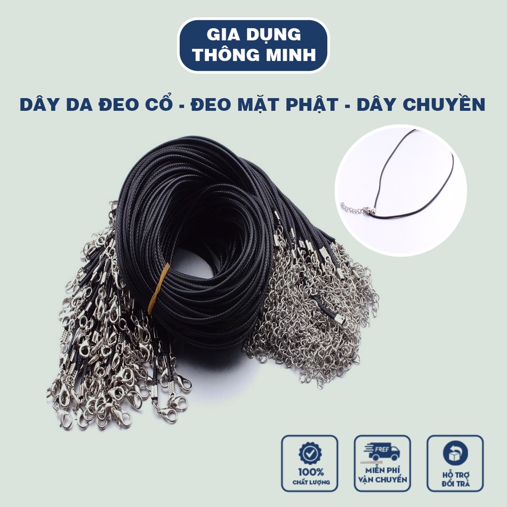 Dây da đeo cổ - Dây đeo mặt phật - Dây đeo mặt dây chuyền.