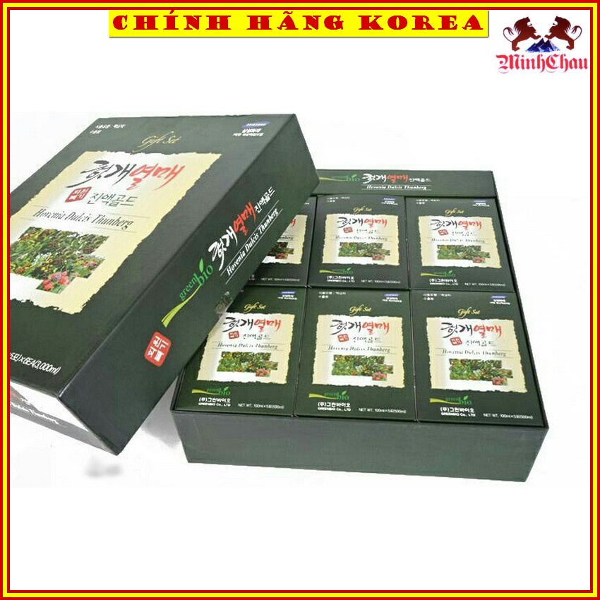 Nước Bổ Gan Hovenia Bio, Bổ Gan Hộp Quà Hàn Quốc, minhchau