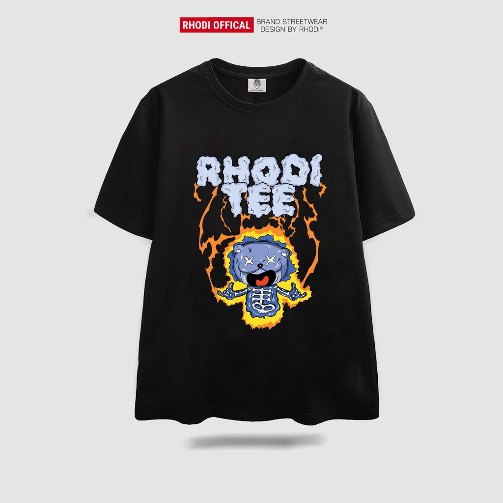 Áo thun local brand RHODI phông cổ tròn tay lỡ unisex nam nữ thế hệ genz sét