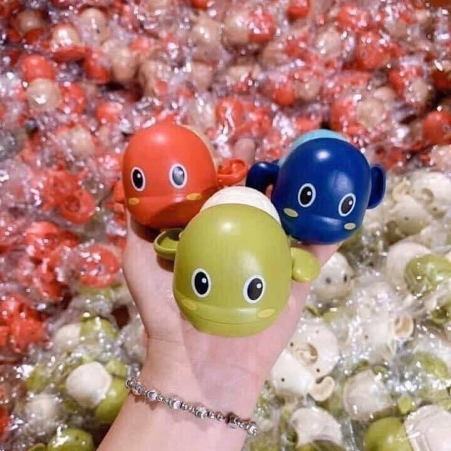 [Nhiều loại] Đồ chơi nhà tắm cho bé siêu đáng yêu, Rùa bơi trong nước, Chú voi phun nước, Vịt kêu chip chip