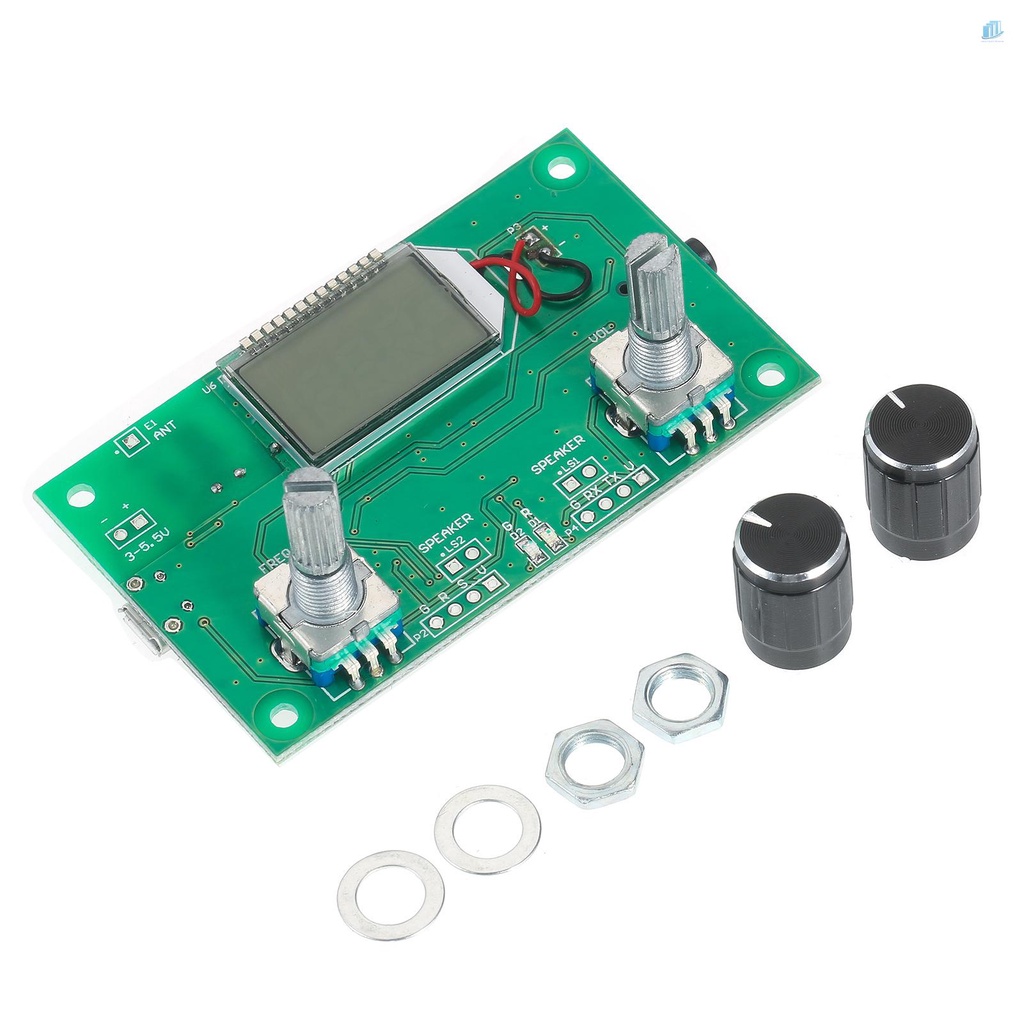 Mô Đun Radio FM Không Dây Màn Hình LCD Kỹ Thuật Số DSP PLL Mô-Đun 76.0MHz-108.0MHz Mini