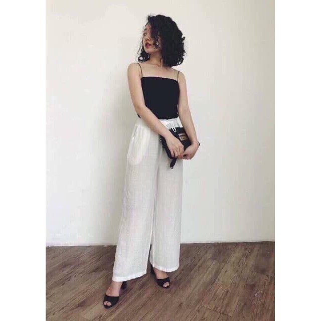 Áo hai dây sợi bún thun trơn sexy cao cấp FSHOPP5