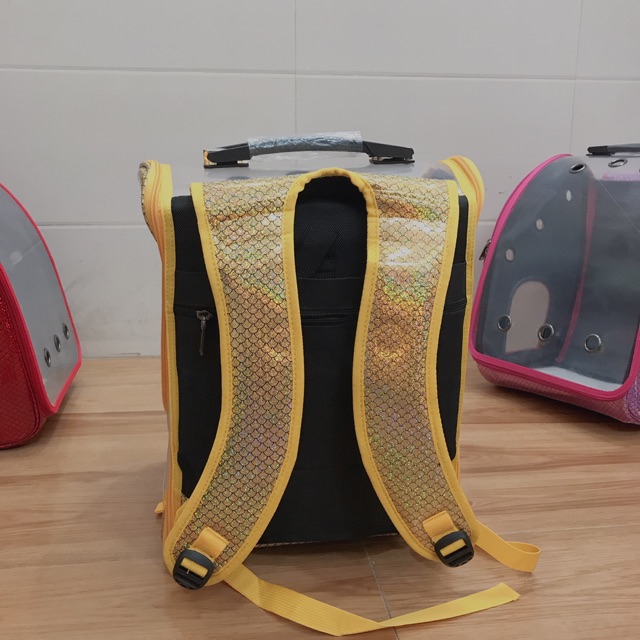 Balo Phi hÀnh Gia trong Suốt 2IN1 Có Xe Kéo  7kg vừa