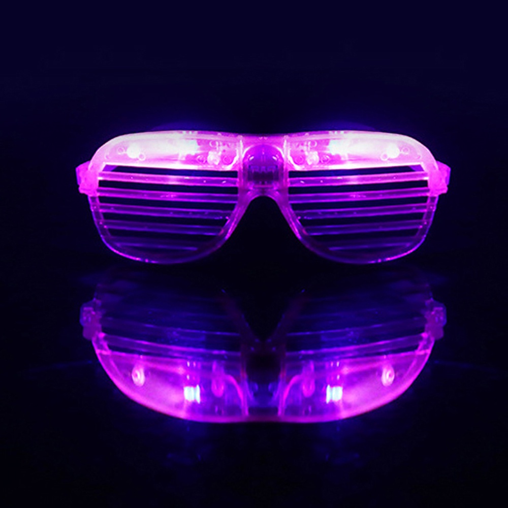 Mắt kính gắn đèn LED 6 màu sắc phát sáng độc đáo