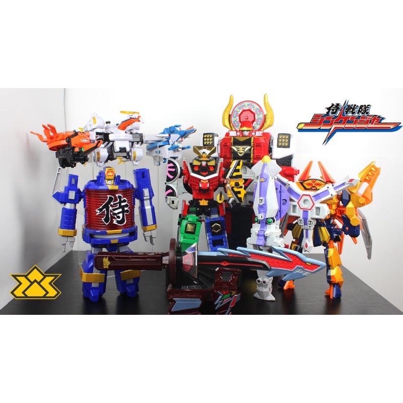 Đồ chơi siêu nhân Robo Shinkenger Dx Bandai Nhật Bản Nguyên Set