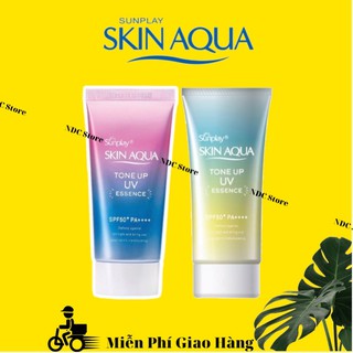 Kem chống nắng Sunplay Skin Aqua Tone Up UV Essence SPF50+ PA++++ 80g