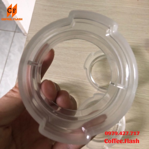 Vòng đong bột cà phê bằng nhôm- Phễu Rót Bột Cà Phê Chống Rơi, phễu đựng cà phê khi xay