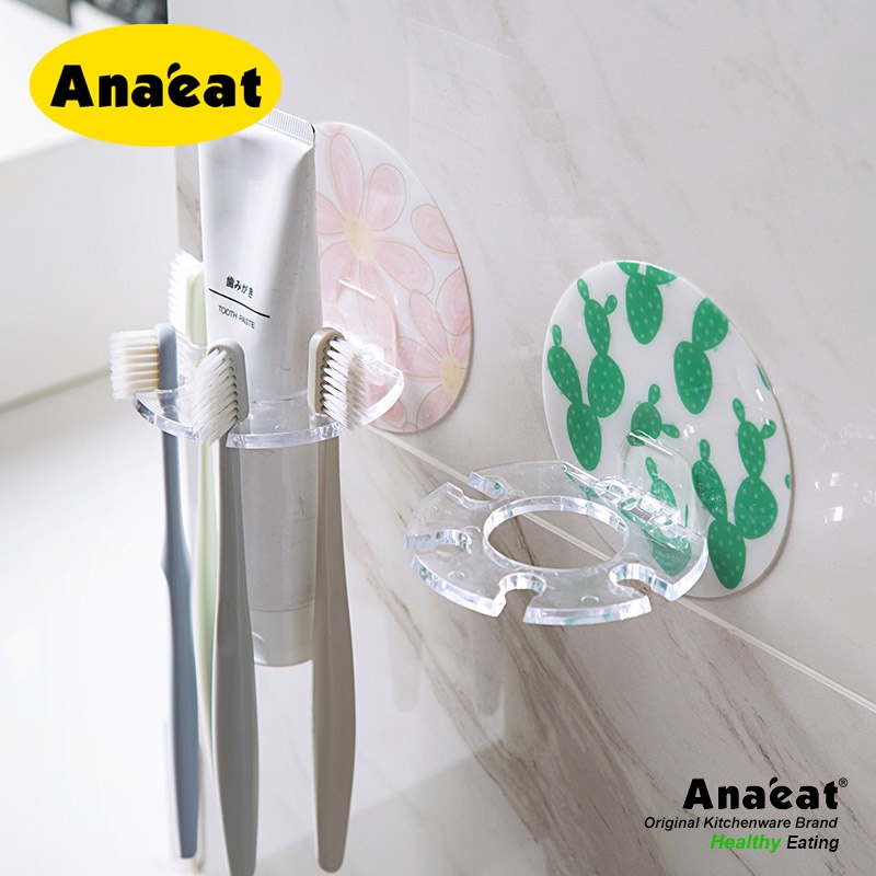 Hộp đựng bàn chải đánh răng ANAEAT treo tường phòng tắm