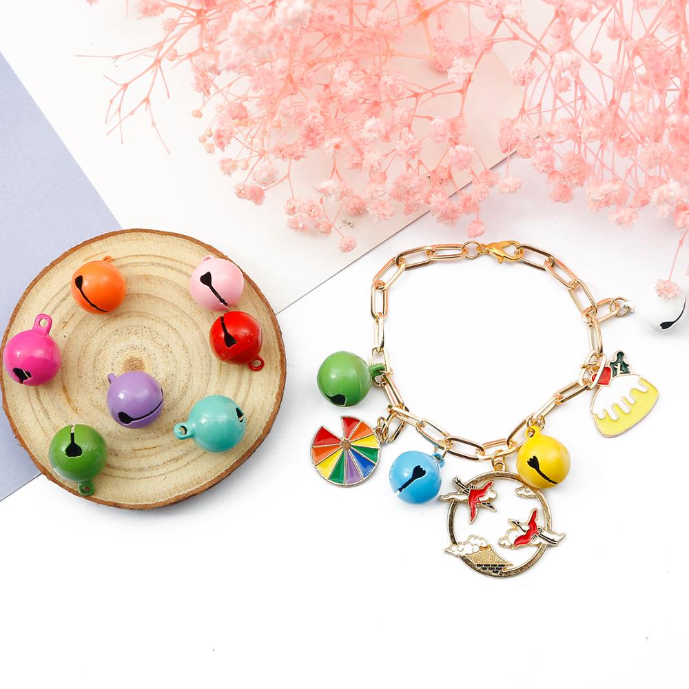 Chuông Kim Loại 14mm Tự Làm Thủ Công Trang Trí Cây Thông Giáng Sinh Cho Chó Mèo Hoàn Hảo!