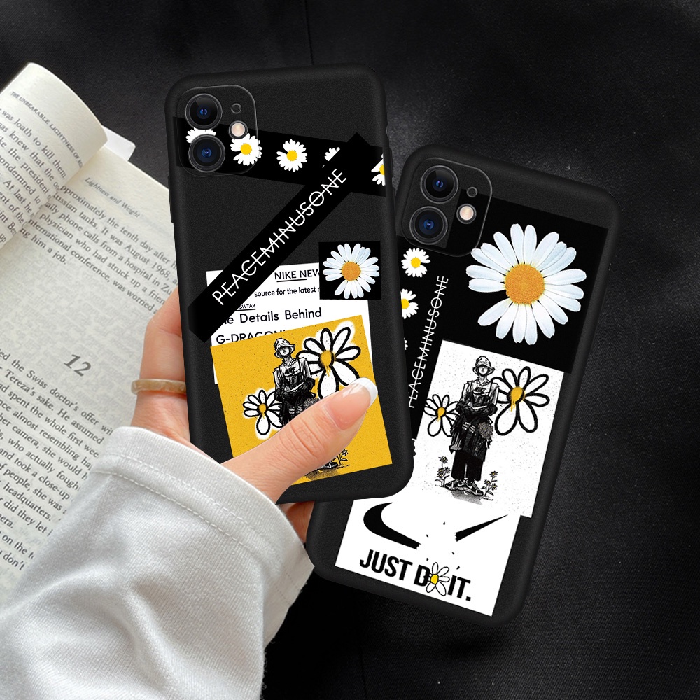 Ốp điện thoại chống sốc hình hoa cúc Nasa cho thích hợp cho Xiaomi Redmi Note 10 Pro 9 8 7 6 5 4 3 S2 GO K20 K30 POCO X2