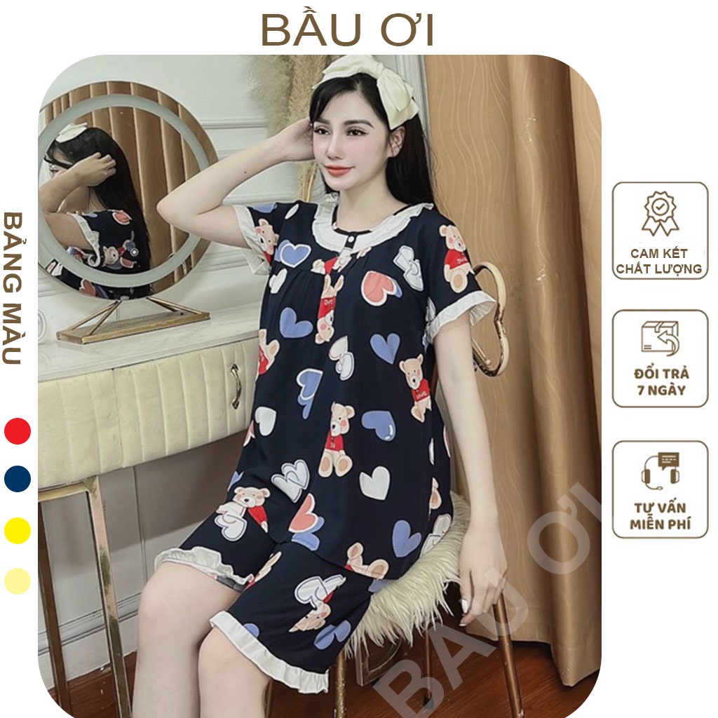 [BAUOI] BỘ BẦU LỬNG - QUẦN ÁO SAU SINH LỬNG CHẤT LỤA LANH HÀN CHO MẸ BẦU MẶC NHÀ MÙA HÈ THOÁNG MÁT