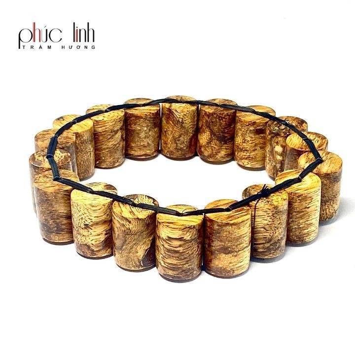 Vòng Tay Trầm Hương Kiểu Đồng Hồ PHÚC LINH