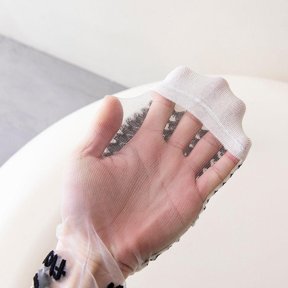 MOCHO Vớ Lụa Họa Tiết Hoa Và Trái Tim Thanh Lịch Phong Cách Harajuku Đường Phố Cho Nữ