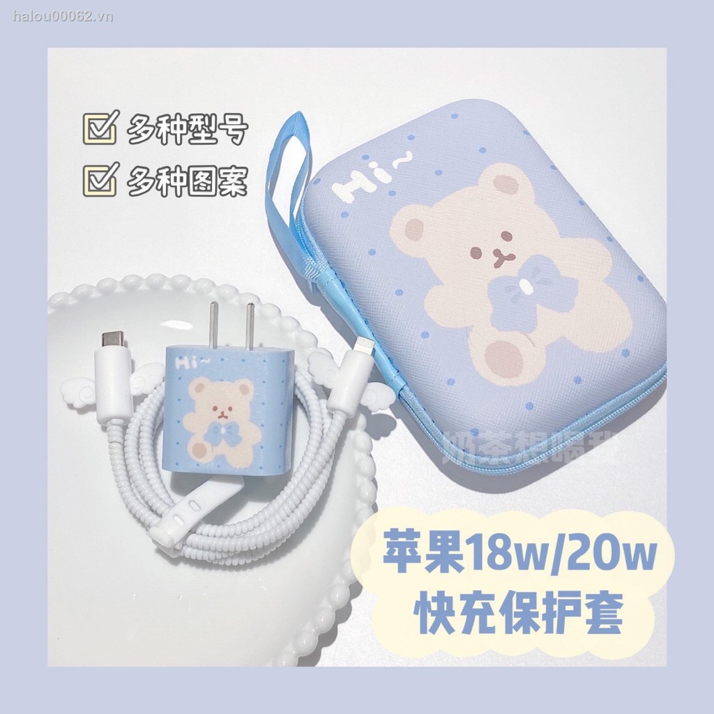 12 Phụ Kiện Bảo Vệ Đầu Dây Cáp Sạc 20w Cho Ipad Iphone 11promax