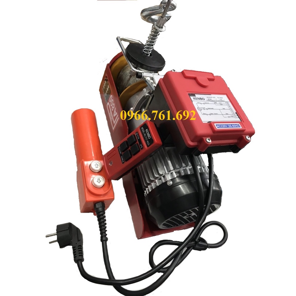 Máy tời điện điều khiển từ xa