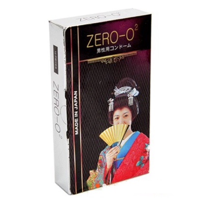 Bao cao su siêu mỏng siêu trơn hộp 12c Zero O2Nhật Bản