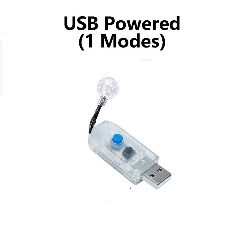 Dây Đèn Hình Quả Cầu Pha Lê Chống Thấm Nước Dùng Năng Lượng Mặt Trời Trang Trí Nhà Cửa/ Sân Vườn