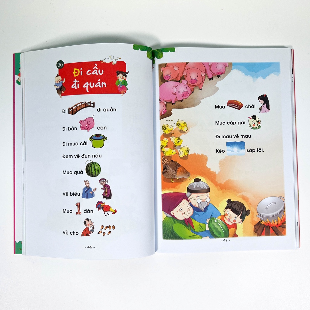 Sách Đồng Dao Tư Duy Hình Ảnh Cho Bé, Tập Đọc Tập Nói
