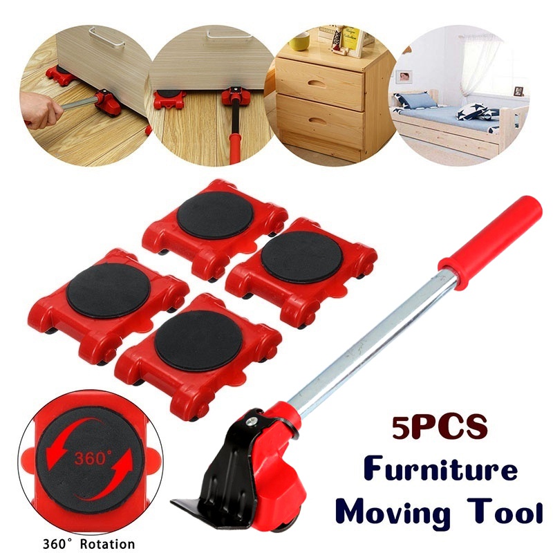 Set 5 Dụng Cụ Hỗ Trợ Nâng Đồ Nội Thất Chuyên Dụng