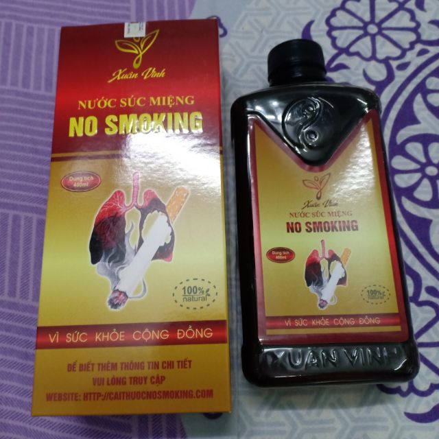 Nước súc miệng Cai thuốc lá nosmoking Xuân Vinh