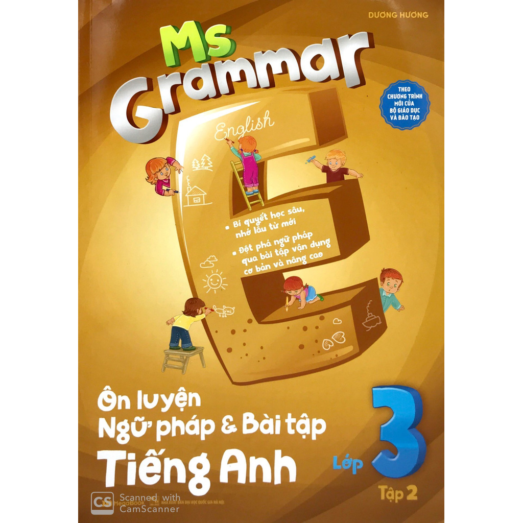 Sách - Ms Grammar - Ôn Luyện Ngữ Pháp Và Bài Tập Tiếng Anh Lớp 3 - Tập 2