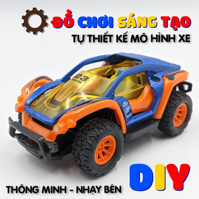 Xe Chạy Trớn -  Lắp Ráp đượccho bé sáng tạo- Đồ chơi STEM CD519-003