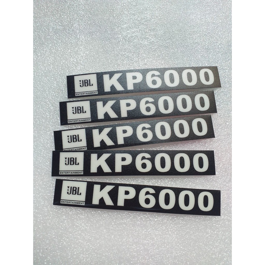 TEM LOA JBL KP6000 DÁN TAY CẦM THÙNG LOA CÓ KEO DÍNH - GIÁ 2 TEM