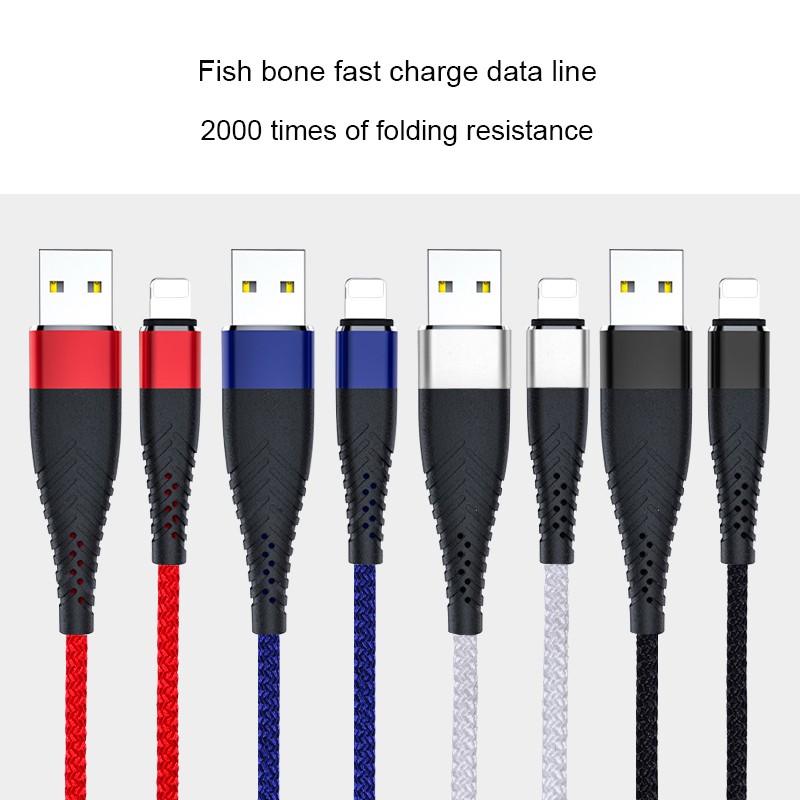 Cáp sạc nhanh dài 1m 2m 3m Cho IPX Xs Xr 11 Pro Max 5 5s 6 6s 7 8 Plus