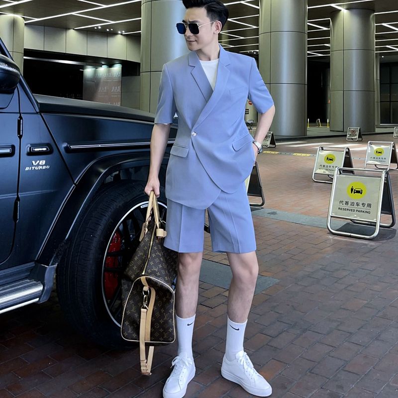 Set đồ vest ngắn thời trang Hàn Quốc trẻ trung cho nam