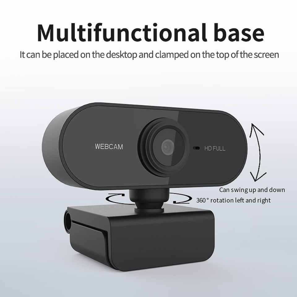 ( Siêu rẻ) Webcam máy tính có mic fullhd 1080p sắc nét dùng cho pc laptop livestream học online họp trực tuyến