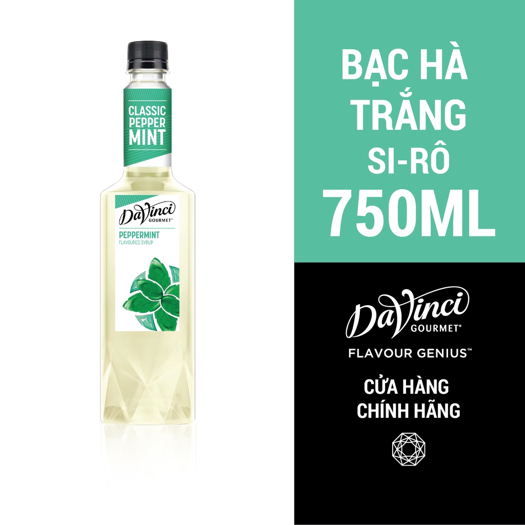 Syrup DaVinci Bạc Hà (Peppermint) 750ml