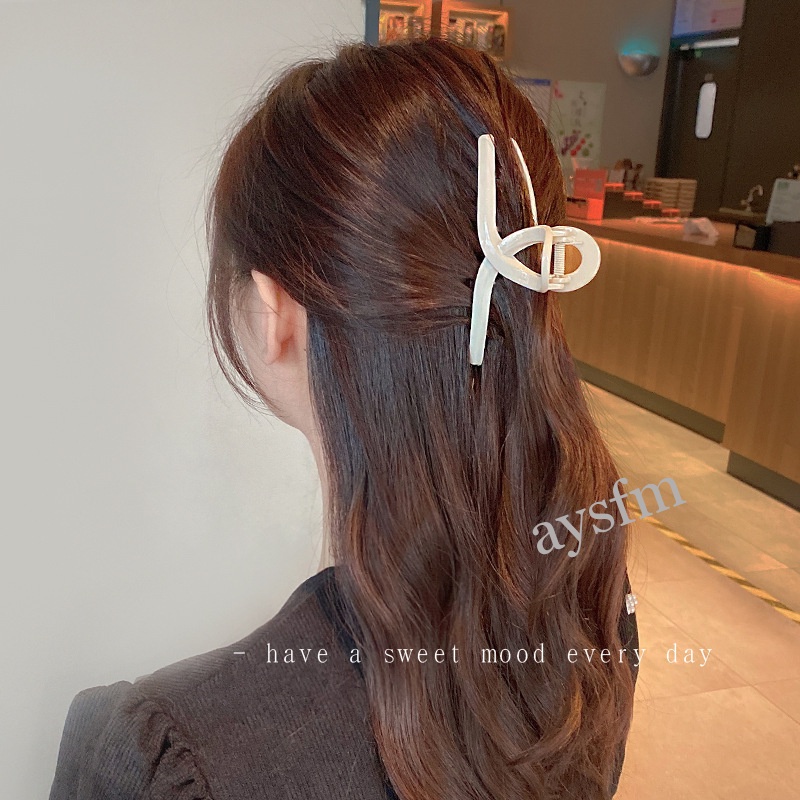 Kẹp tóc cỡ lớn phong cách Hàn Quốc xinh xắn thời trang