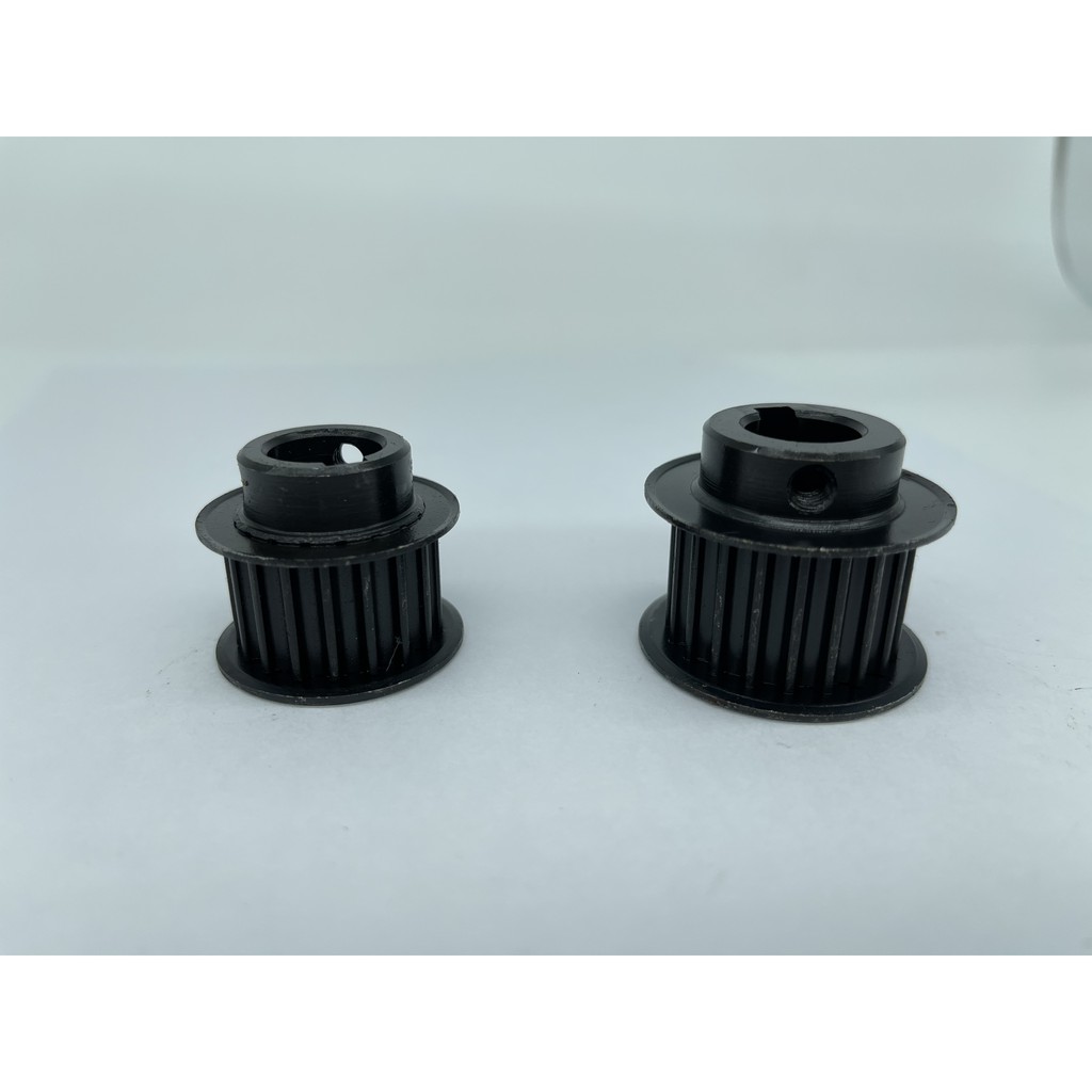 Puly 5M lỗ trong 14mm, đường kính ngoài 27mm, 18 răng, rãnh then. Pulley 5M là bánh răng đai trong m
