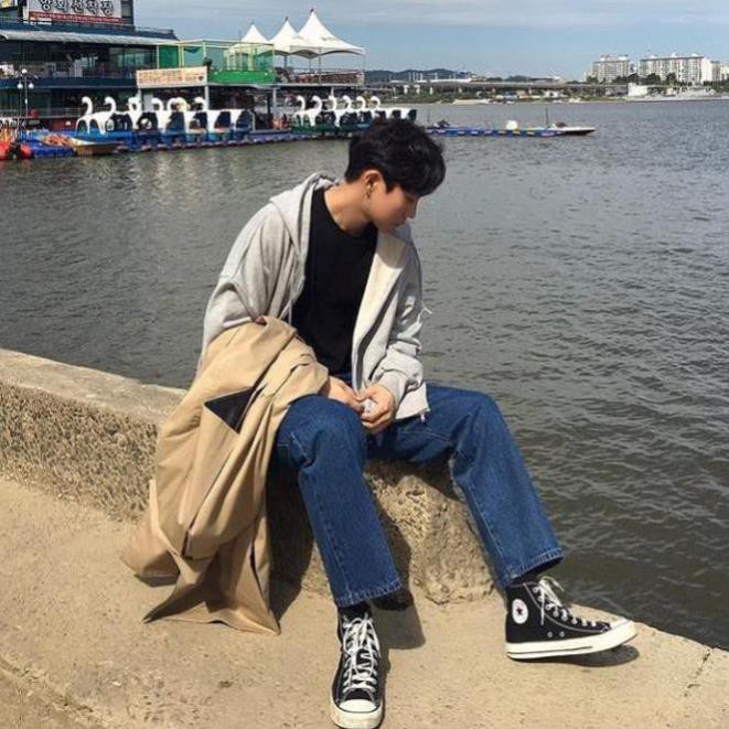 Giày thể thao Đen cao cổ cực Âu Chuẩn 1:1 | BigBuy360 - bigbuy360.vn