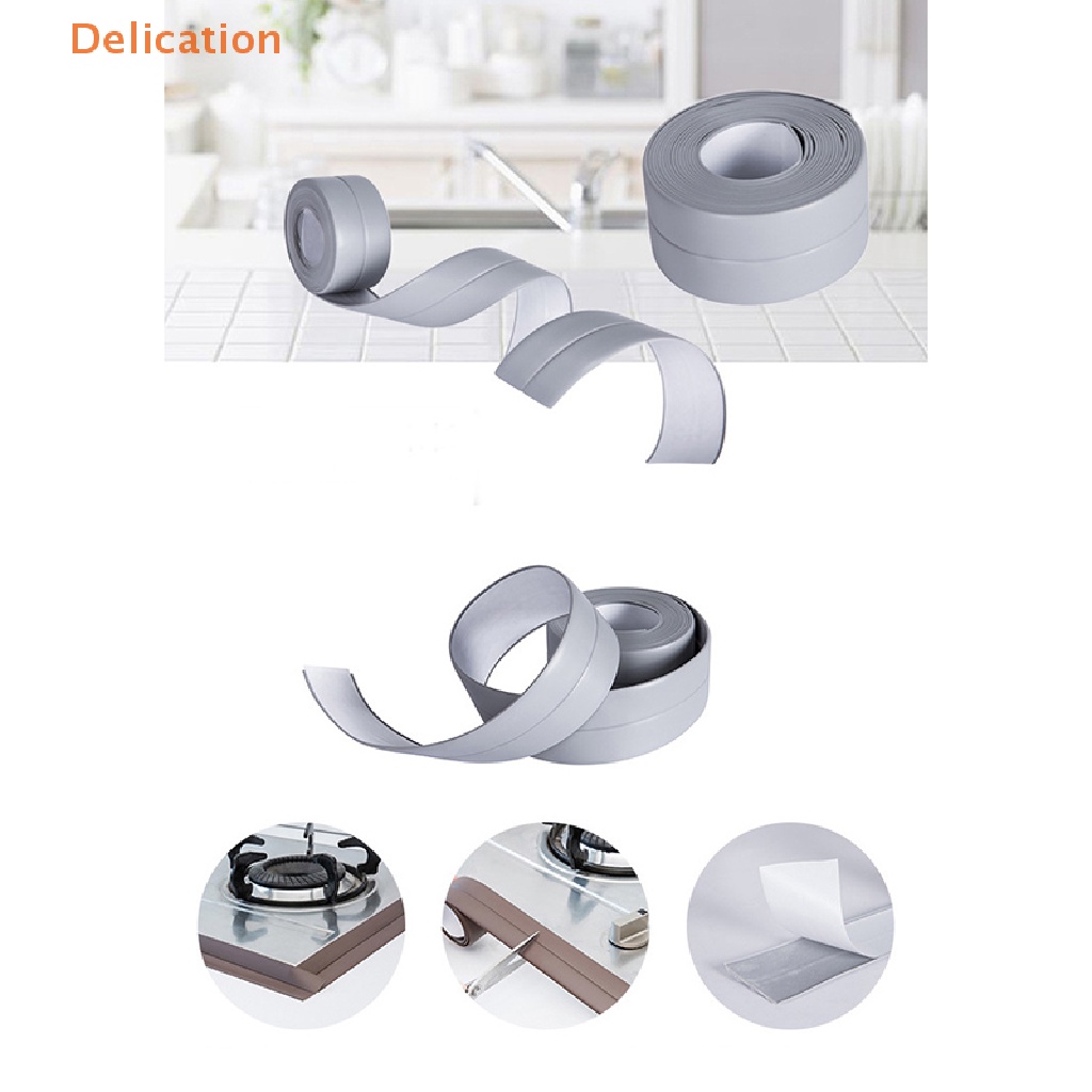 Miếng Dán Góc Tường Nhà Tắm / Bếp Bằng PVC Chống Thấm Nước Tiện Dụng