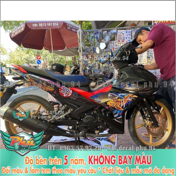 Tem rời Exciter 150 Cá chép (H) -1