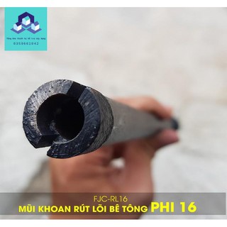 Mũi khoan khoét lỗ rút lõi bê tông phi 16 mm