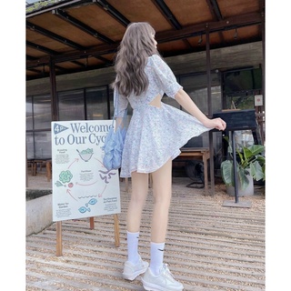 ĐẦM HOA KHOÉT EO