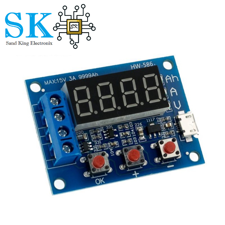 Máy kiểm tra pin ZB2L3 LED màn hình kỹ thuật số 18650 kiểm tra dung lượng chì