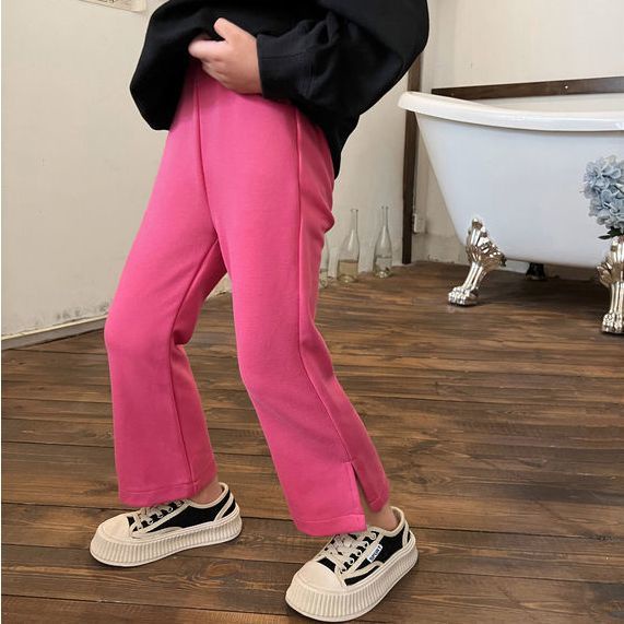 [Babycat] Hàng Có Sẵn Quần Ống Loe Thời Trang Xuân Thu Phong Cách Nhật Bản Hàn Quốc Mới Cho Bé Gái