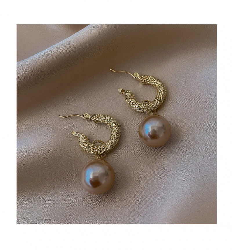 Đôi Bông Tai Với Thiết Kế Đính Ngọc Trai Và Kim Bạc Xinh Xắn Cho Nữ 2023